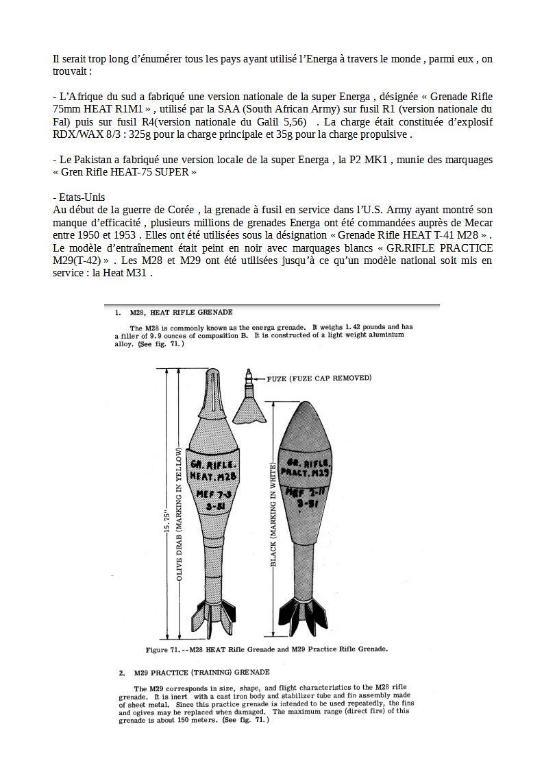 La grenade Energa - article Rp6i