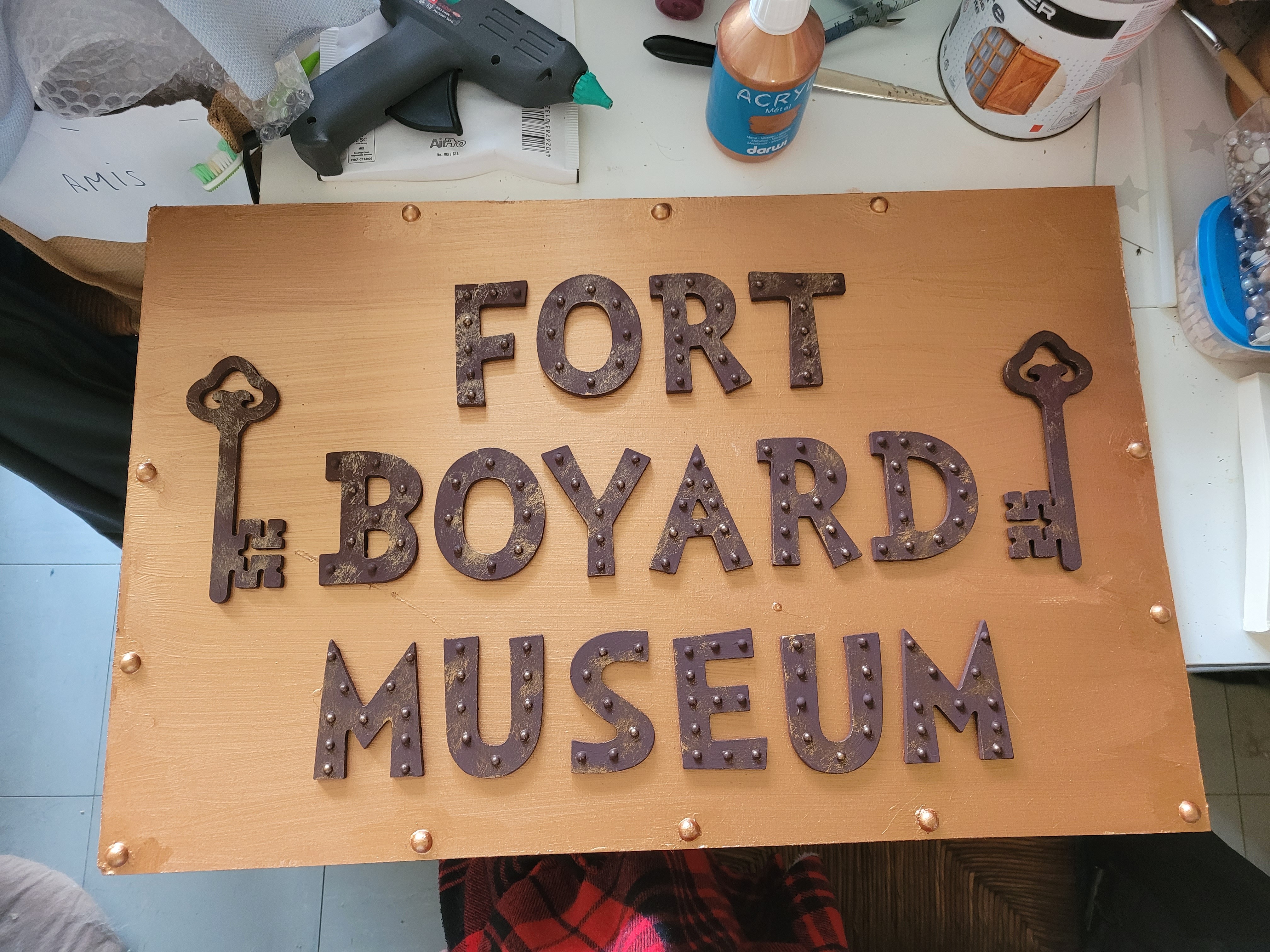 Enseigne pour mon "musée" Fort Boyard Lk8t