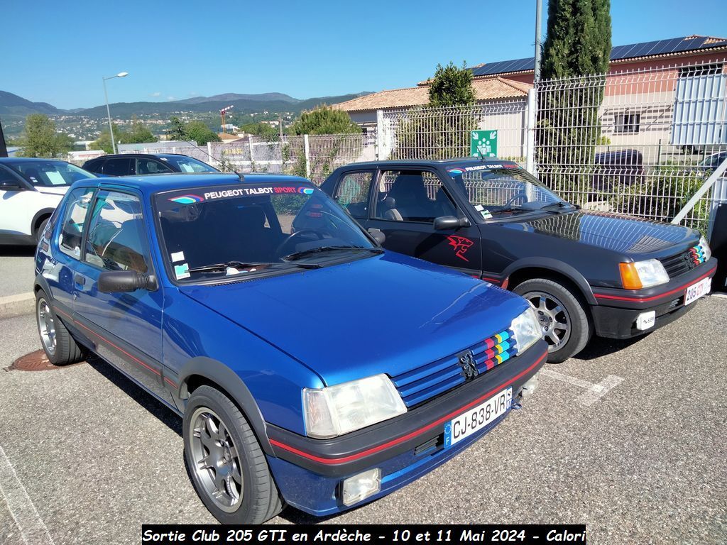[07] 10 et 11/05/2024 - Sortie Club 205 GTI en Ardèche Xb3i