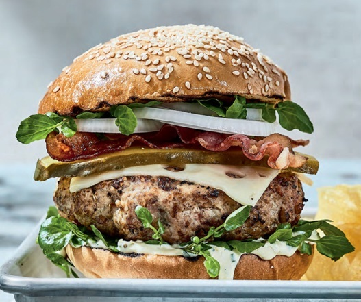 Burgers porc/sauce gribiche 0opz