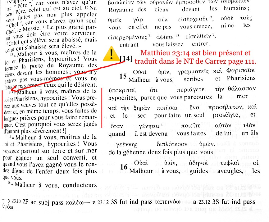 monde - Matthieu 23:14 a disparu de la traduction du monde nouveau 2018 - Page 19 Ww9r