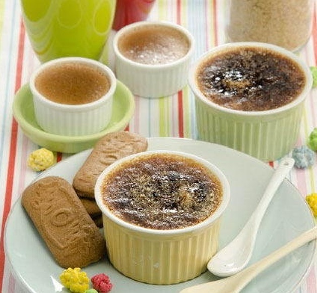 Crème brûlée aux spéculoos Sevr