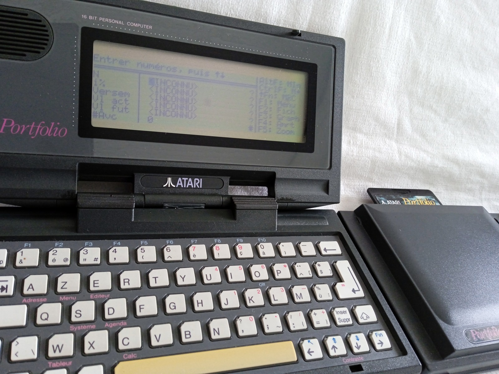 ATARI POrtfolio 0sqf