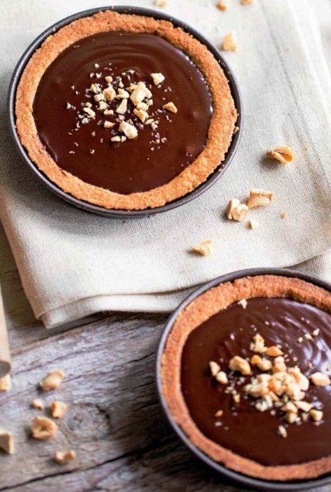 Tartelettes chocolat/beurre de cacahuètes Oidl