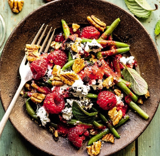 Salade de haricots verts et framboises 431b