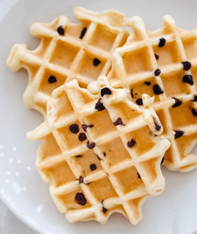 Gaufres aux pépites de chocola Qqz9