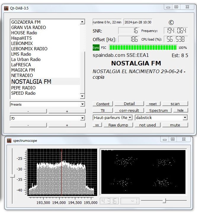 DAB+ Espagne Ug29