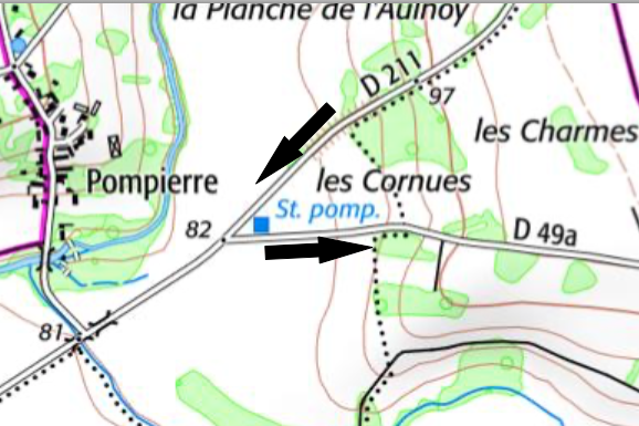 Carte avec points altimétriques - désaccord avec correction officielle 3kt0