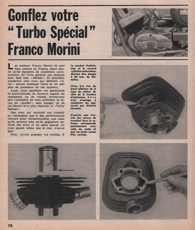 GONFLAGE FRANCO MORINI TURBO  72k7