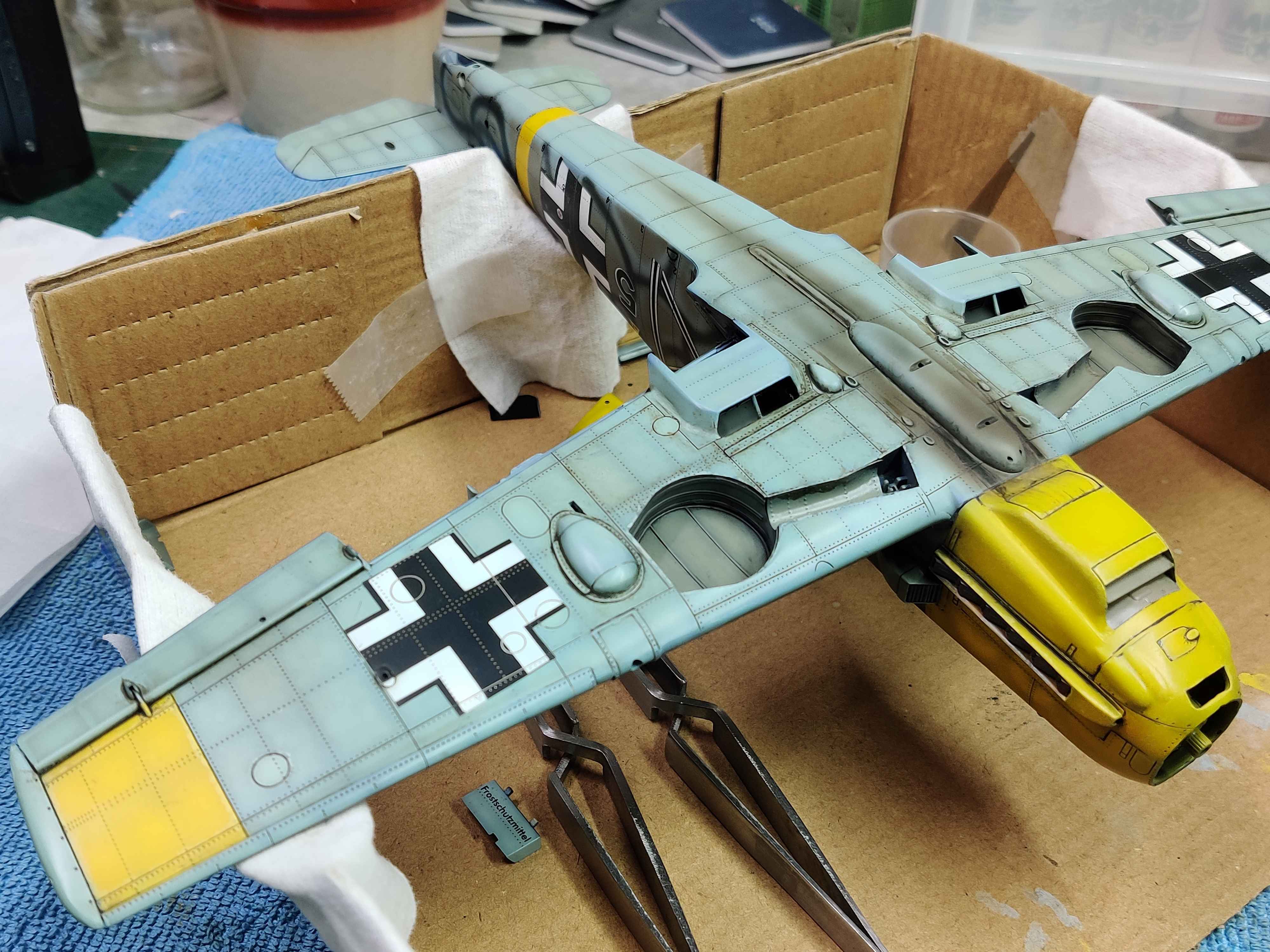 [TRUMPETER] 1/32 - Messerschmitt Bf 109 E-4   -  Stab II./JG54  (bf109) - Page 6 0ulu