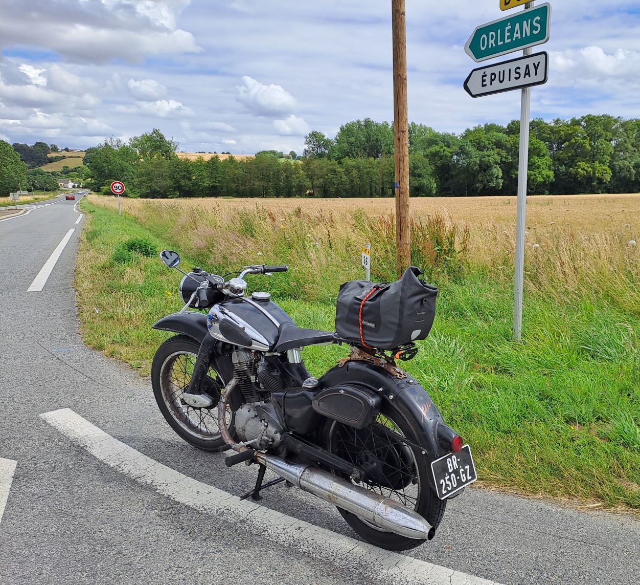 Un nouveau motard au club NSU 3gel