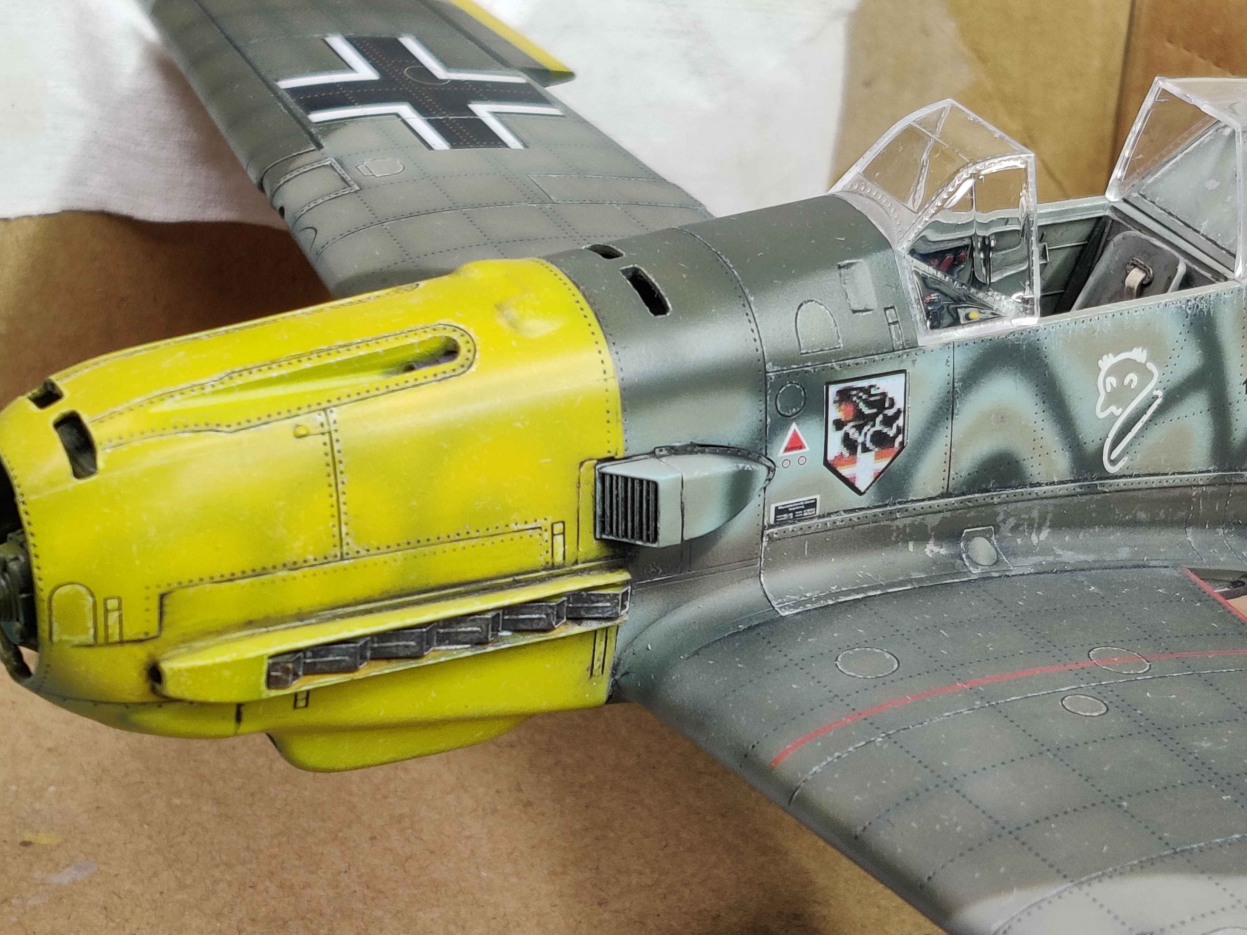 [TRUMPETER] 1/32 - Messerschmitt Bf 109 E-4   -  Stab II./JG54  (bf109) - Page 6 6twx