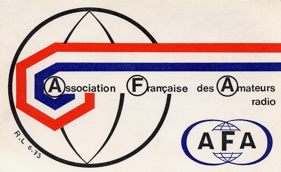 QSLs françaises 27 Mhz de mes 1ers contacts 1974/1975 Awxf