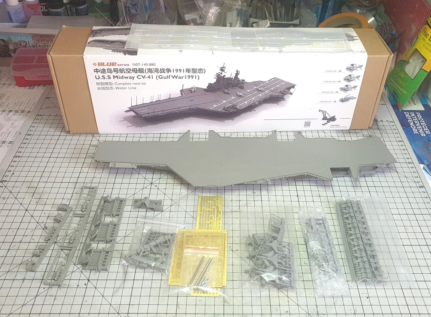 Porte-avions USS Midway CV-41 - Guerre du Golfe 1991 [Orange Hobby 1/700°] de Super-crouz Dnm5