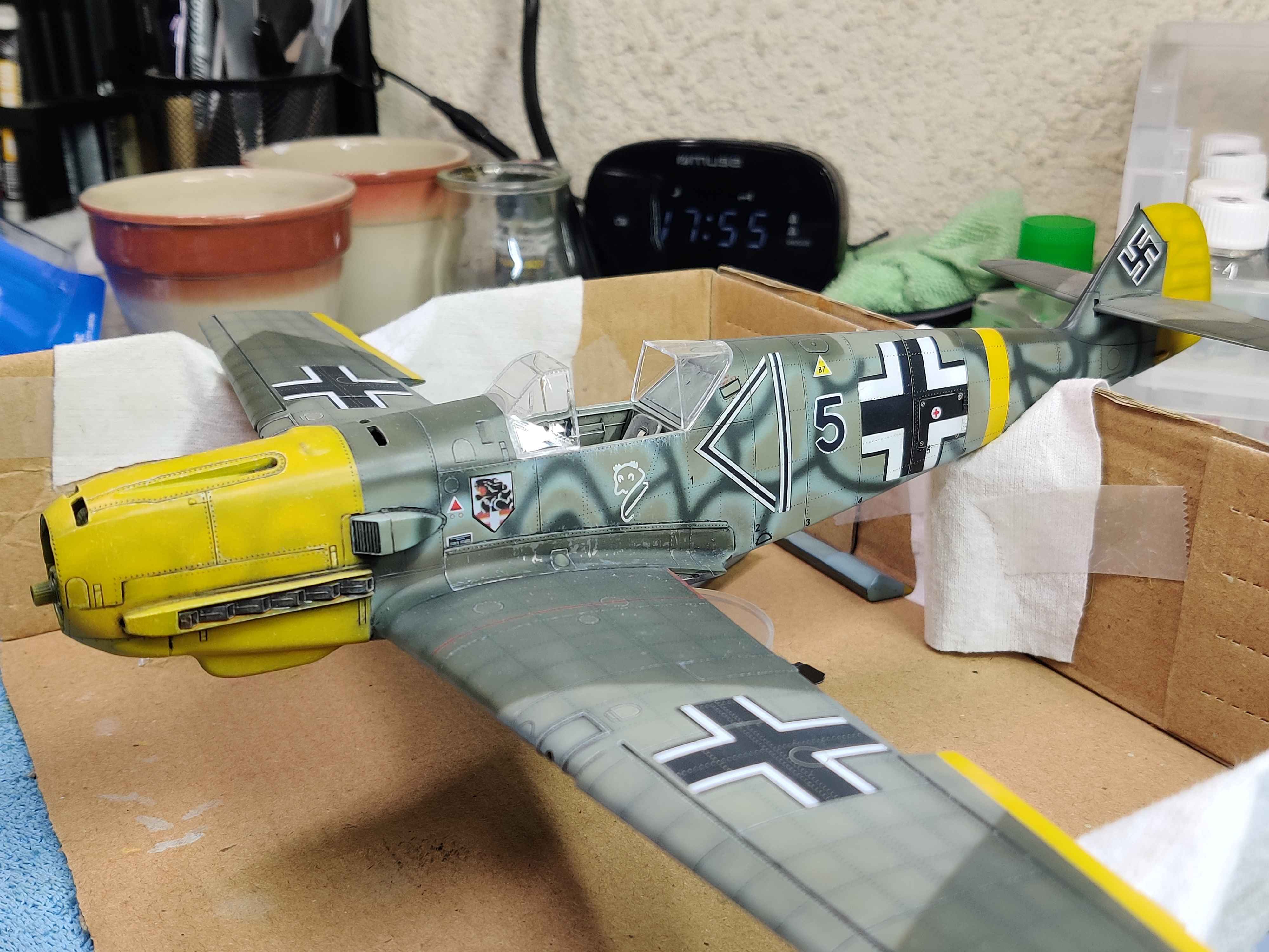 [TRUMPETER] 1/32 - Messerschmitt Bf 109 E-4   -  Stab II./JG54  (bf109) - Page 6 Jhtt