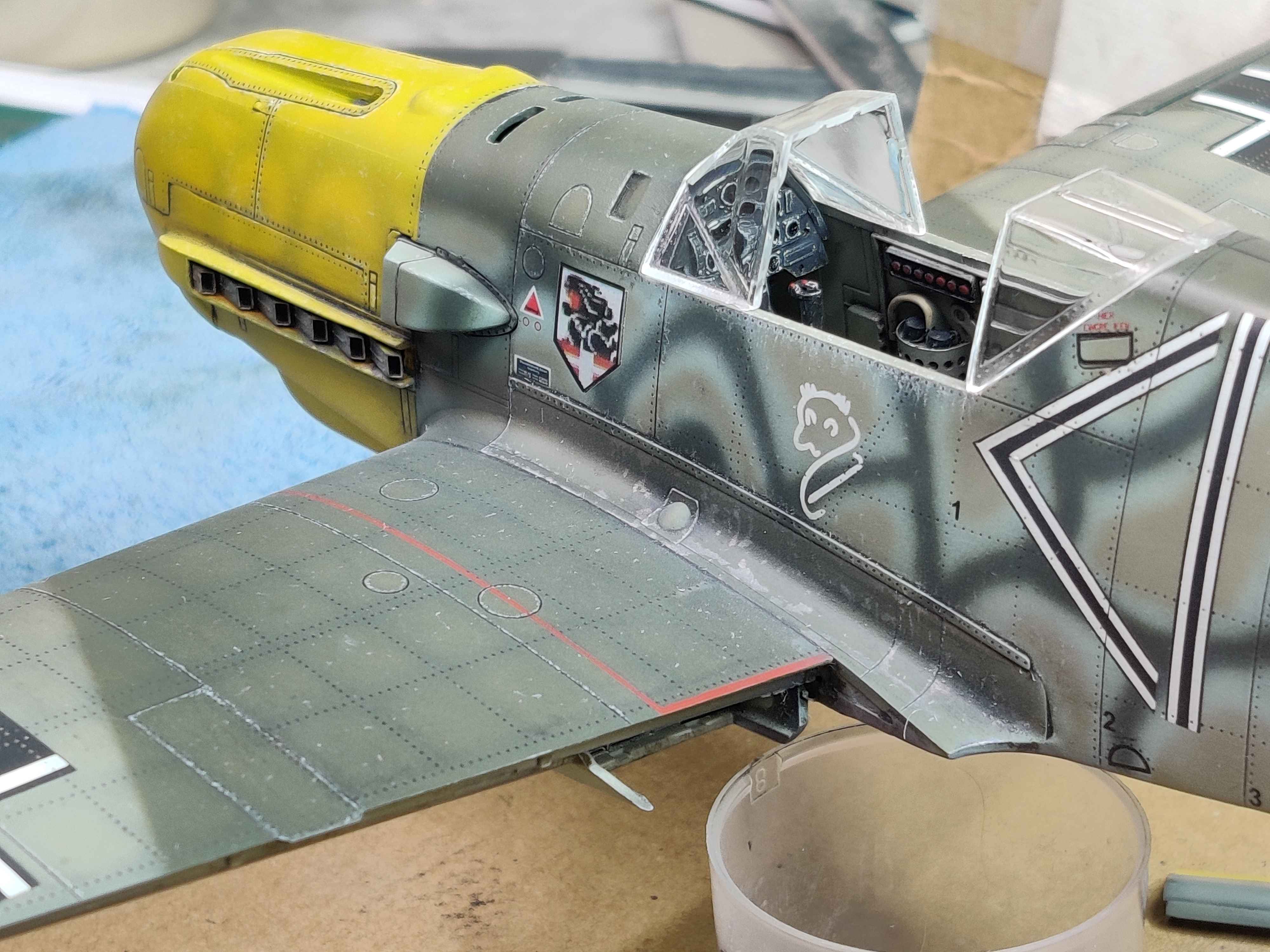 [TRUMPETER] 1/32 - Messerschmitt Bf 109 E-4   -  Stab II./JG54  (bf109) - Page 6 Zlfg