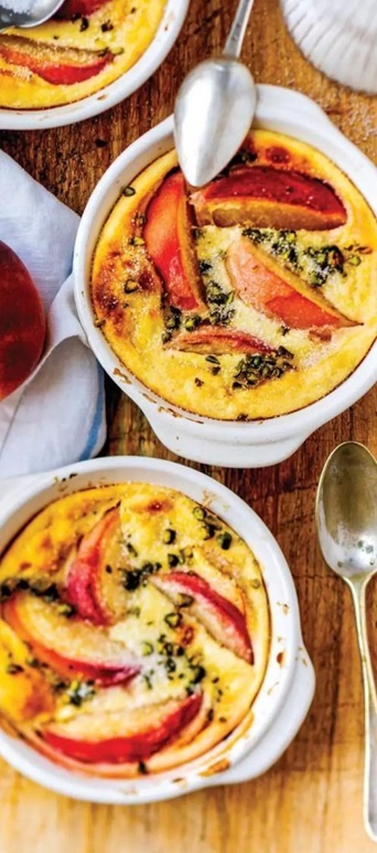 Gratin pêches/mascarpone Nxjq