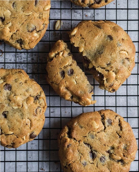 Cookies choco/cacahuètes salées F53q