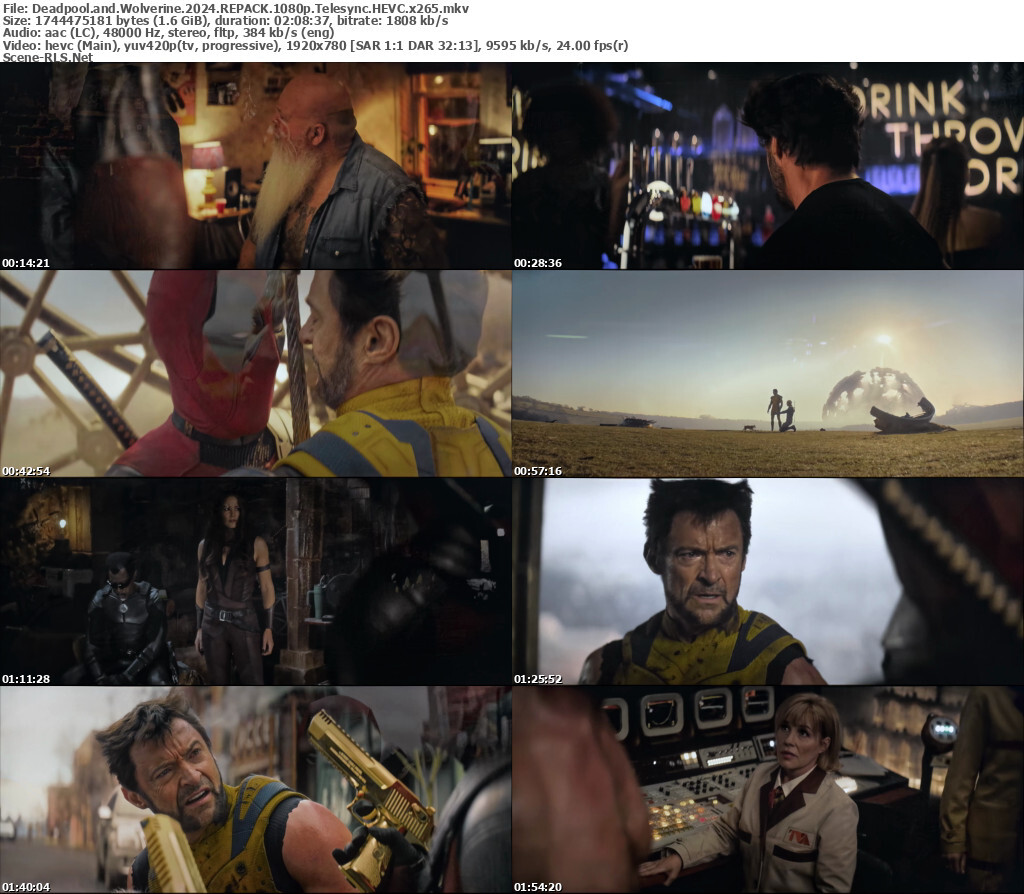 Deadpool & Wolverine (2024) V3 HDTS Full Hindi Movie Download 480p 720p 1080p