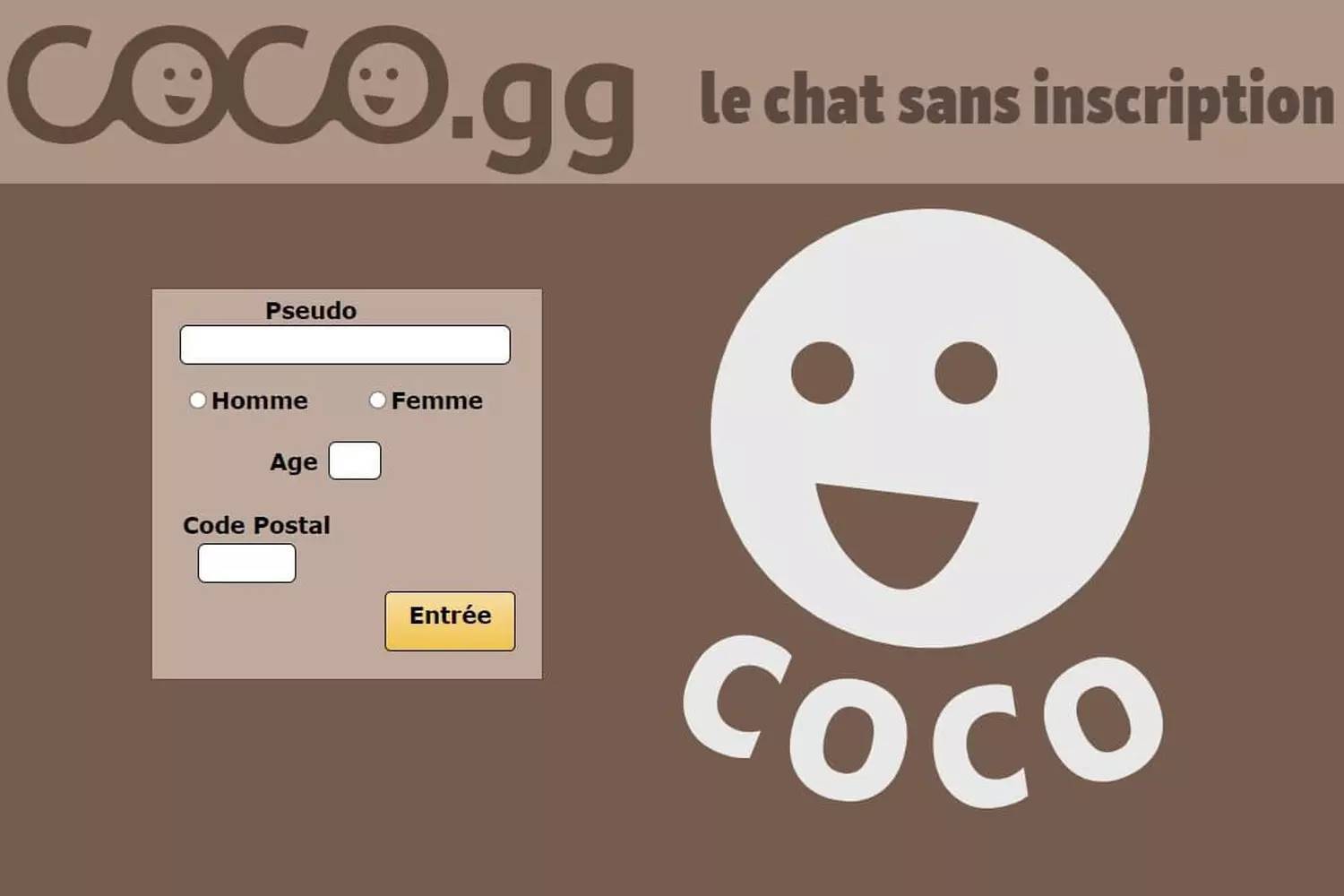 Coco tchat bug et ne marche plus