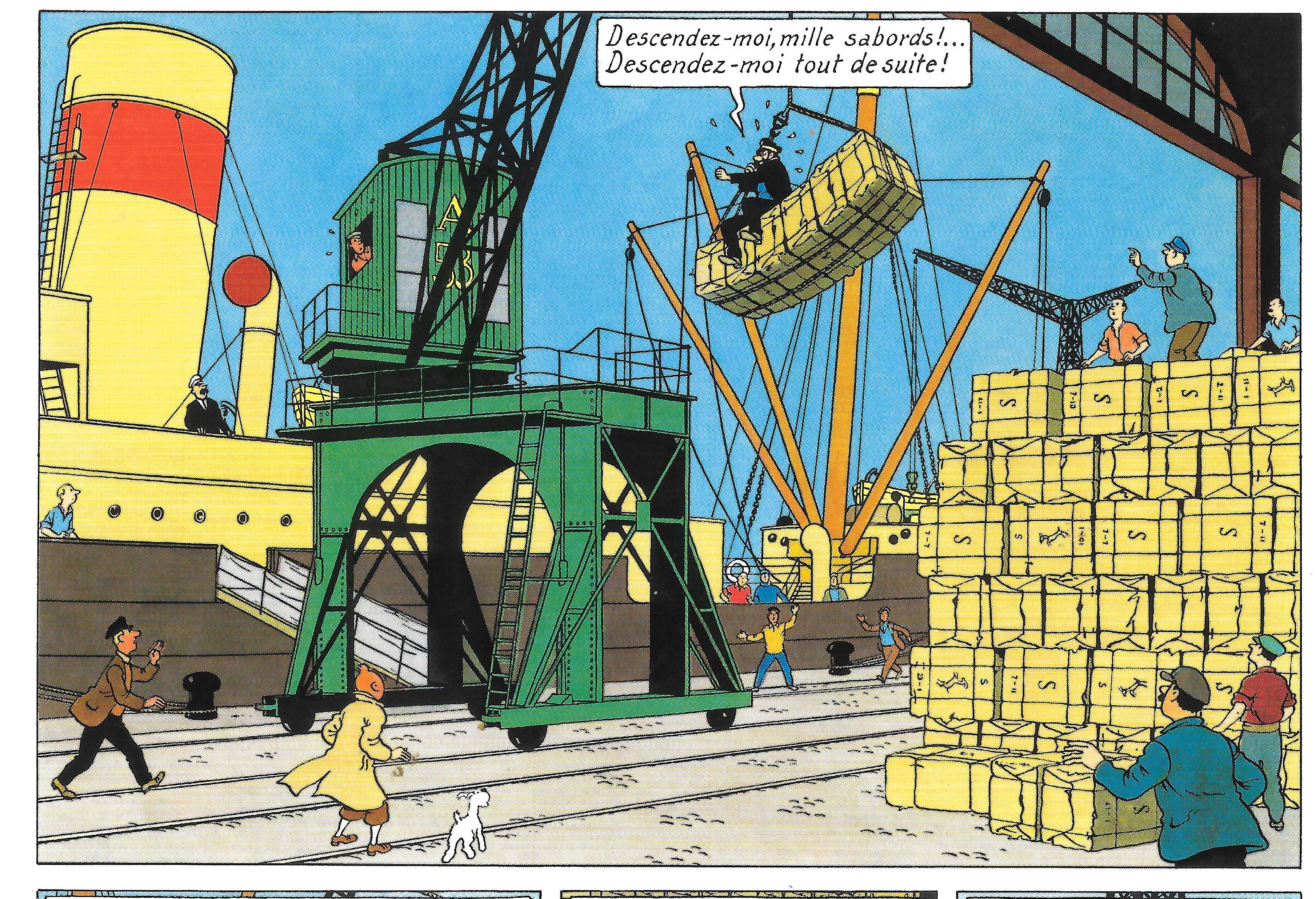 Cargo Karaboudjan - BD Tintin [waterline scratch carton + PE 1/700°] de PADOU35 - Page 5 Peo2