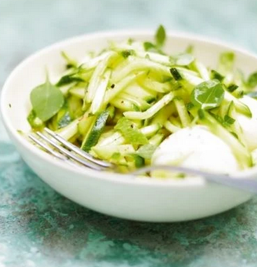 Salade de courgettes crues au citron vert Ikp7