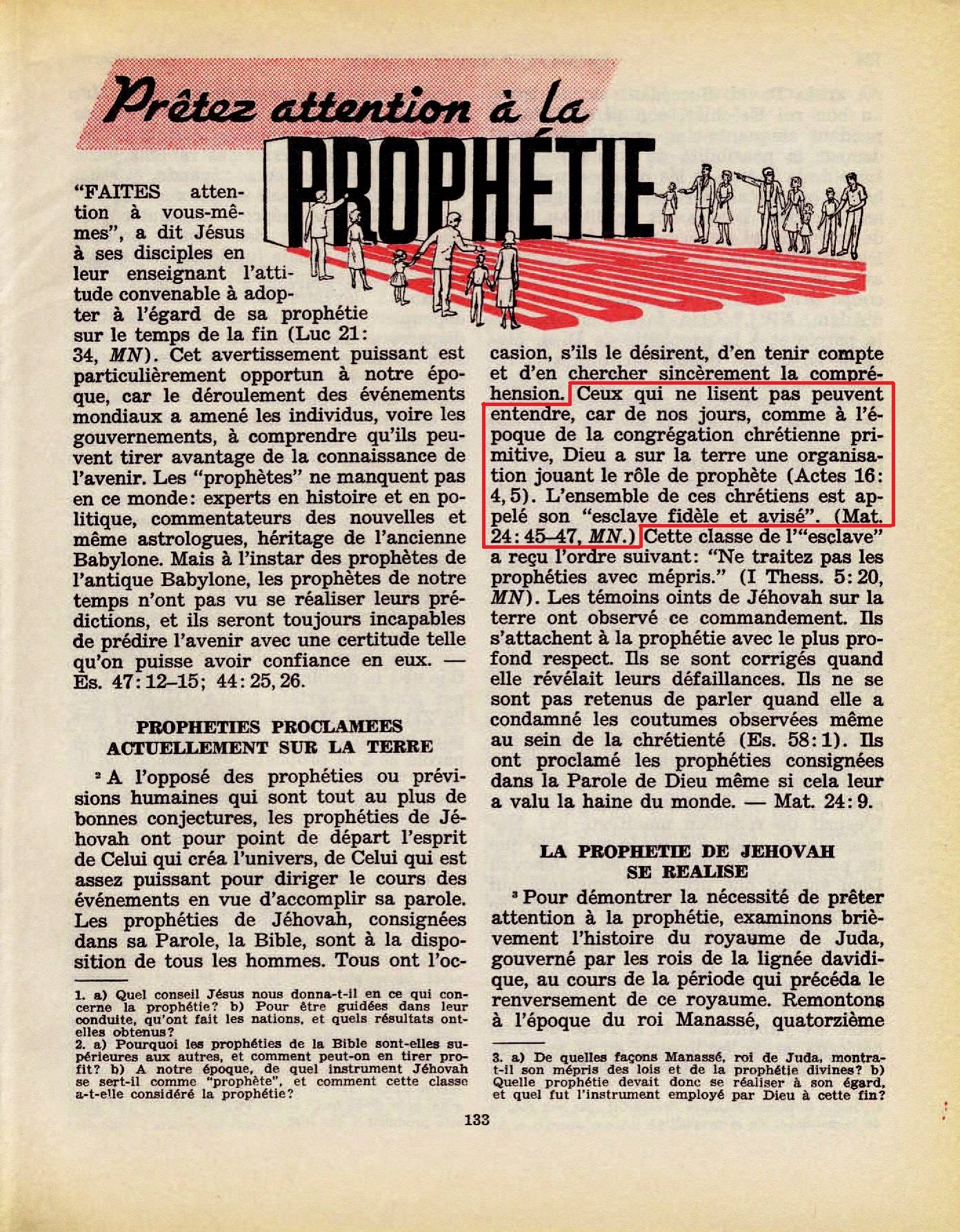 L'organisation s'autoproclame ‹‹ le prophète ›› 1q51