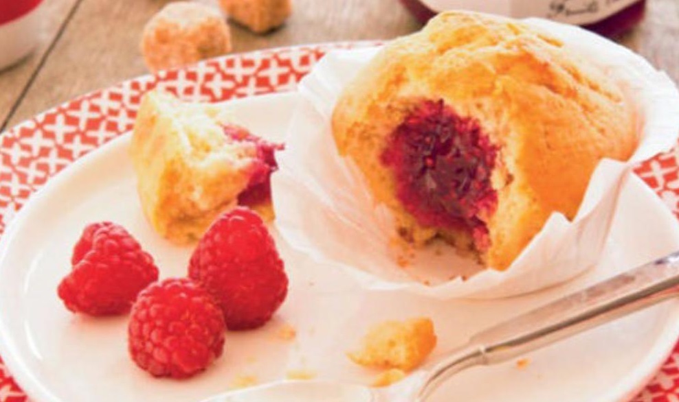 Muffins cœur framboise 5gxo