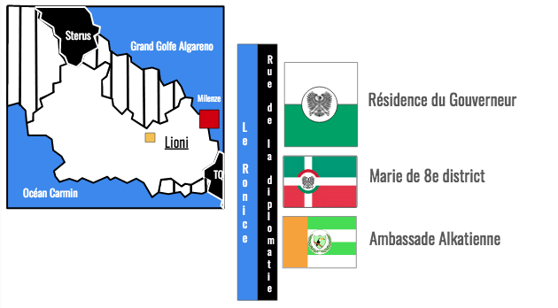 Carte de la rue de la diplomatie