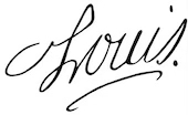 Signature de Louis Césarévitch