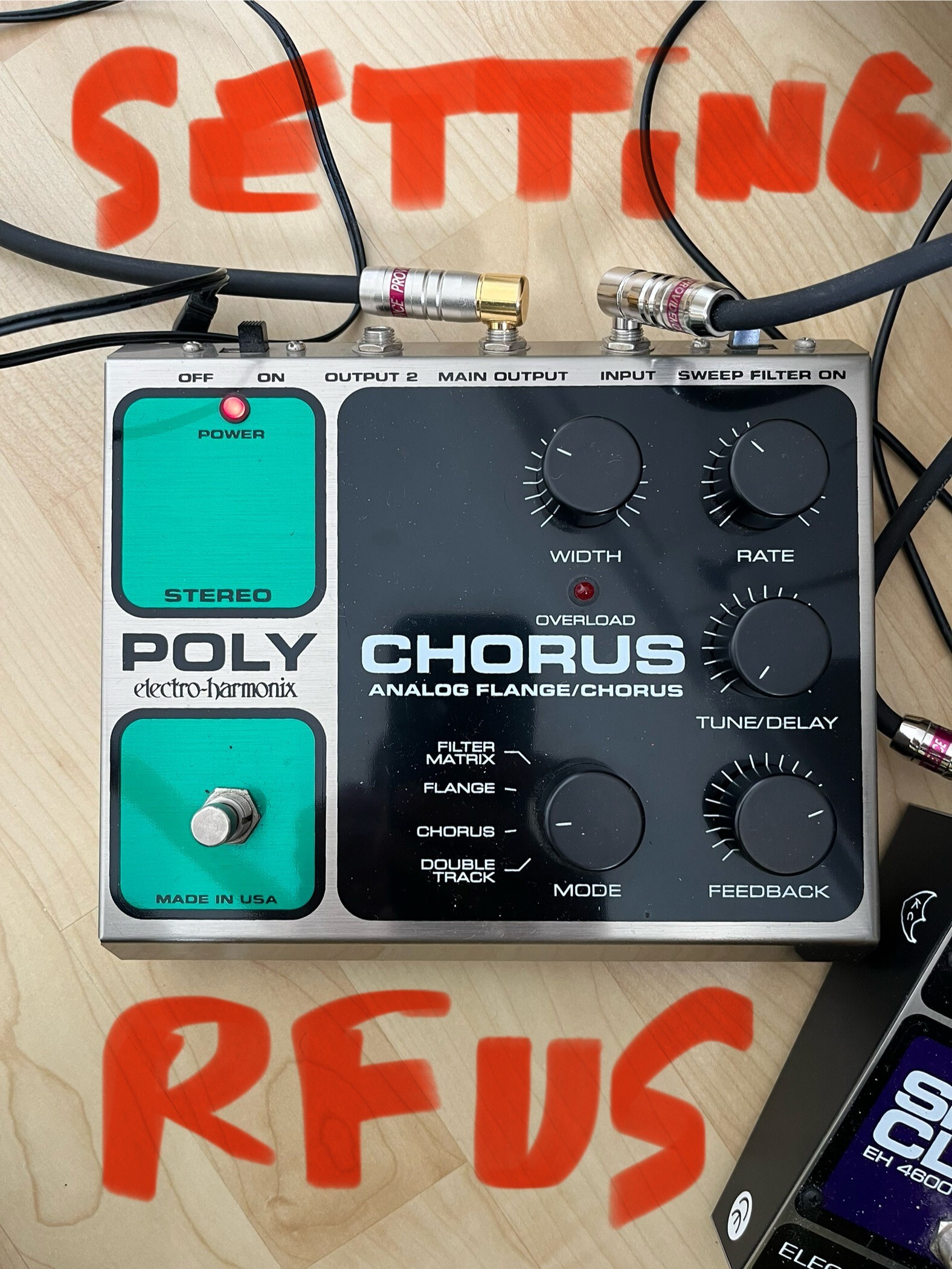 Vintage 1980's Electro-Harmonix Polychorus in great condition! : r
