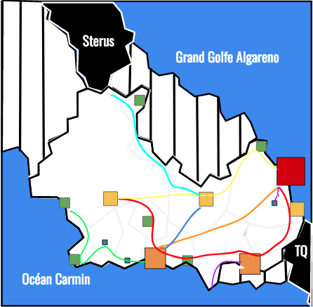 La carte des autoroutes