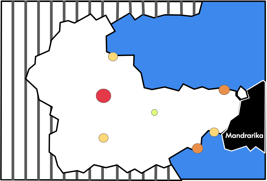 Cartes avec des villes