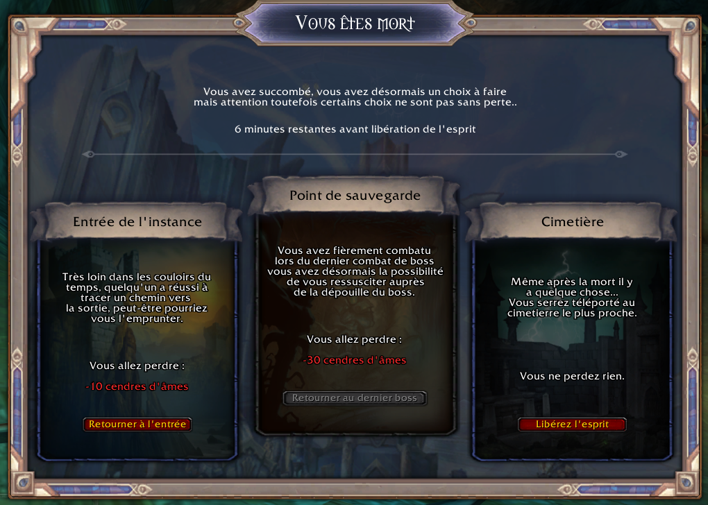 Module de resurrection PvE