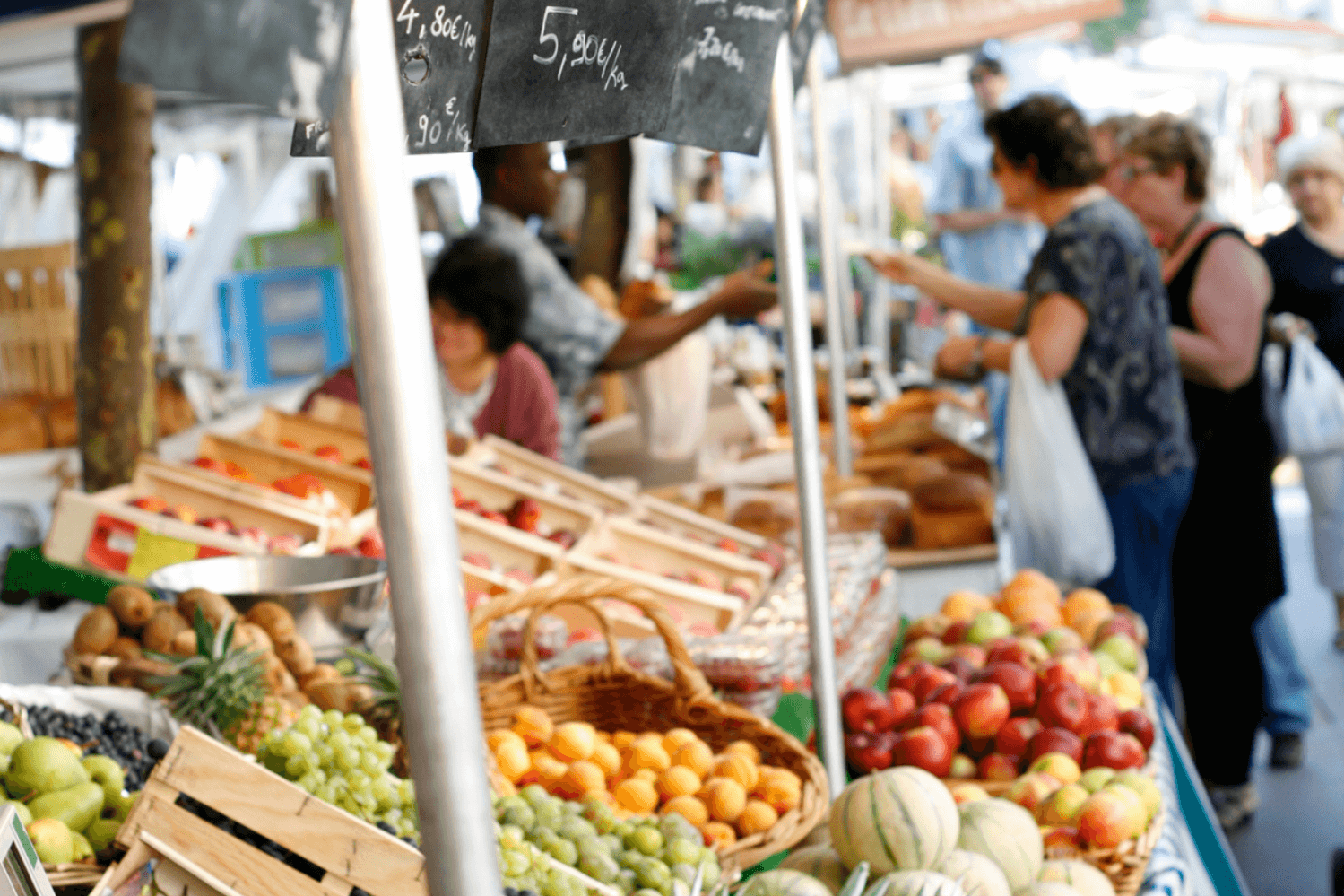 Farmer's market in Paris