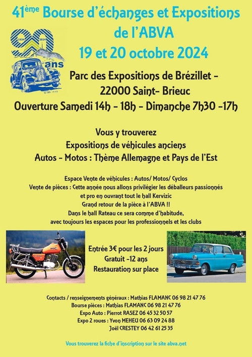 41ème Brocante Auto de l'ABVA à St Brieuc 19 & 20 Octobre  Qpwq