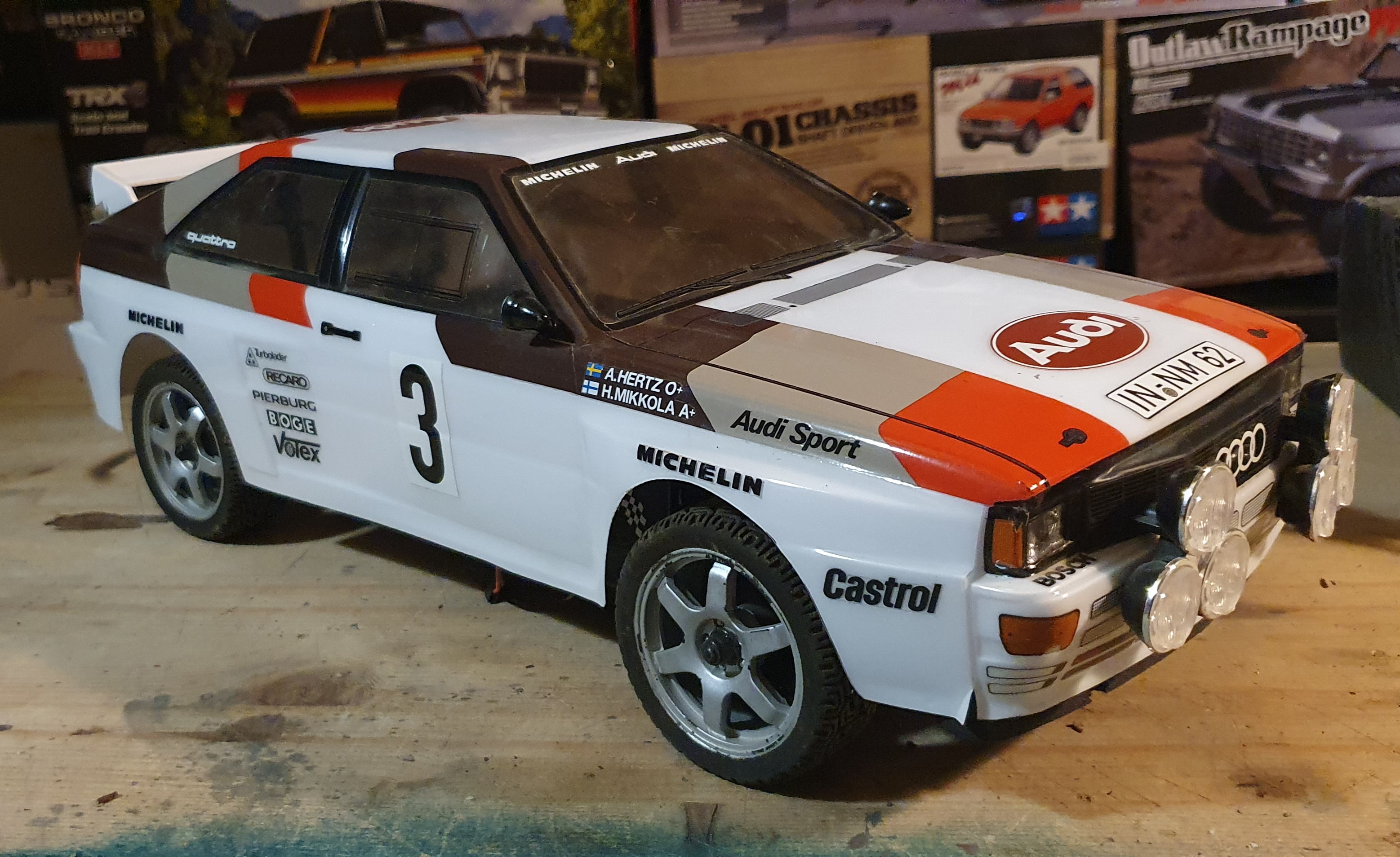 [VENDS] Carten T410 rally Ford Escort et Audi Quattro Mned