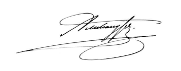 Signature du Tsar