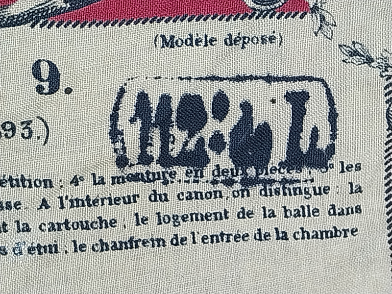 (M) mouchoir instruction 112ème de ligne (vendu) Ojme