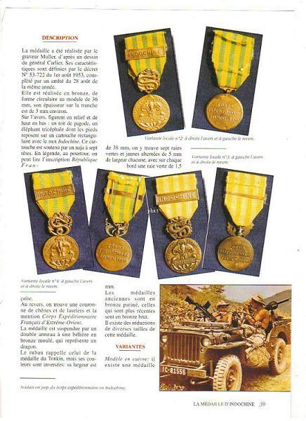 COMMEMORATIVES INDOCHINES (FABRICATIONS DITES LOCALES) 3qsm