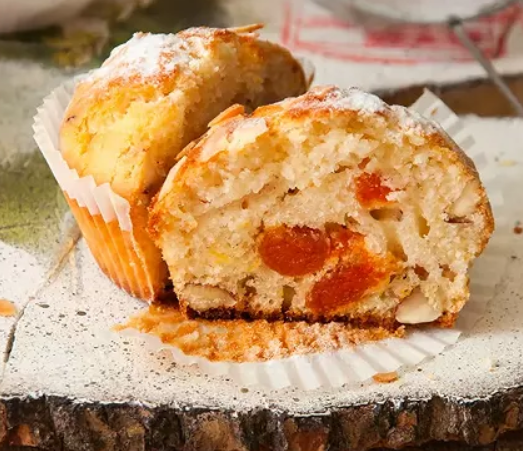 Muffins amandes/abricots secs Q0e6