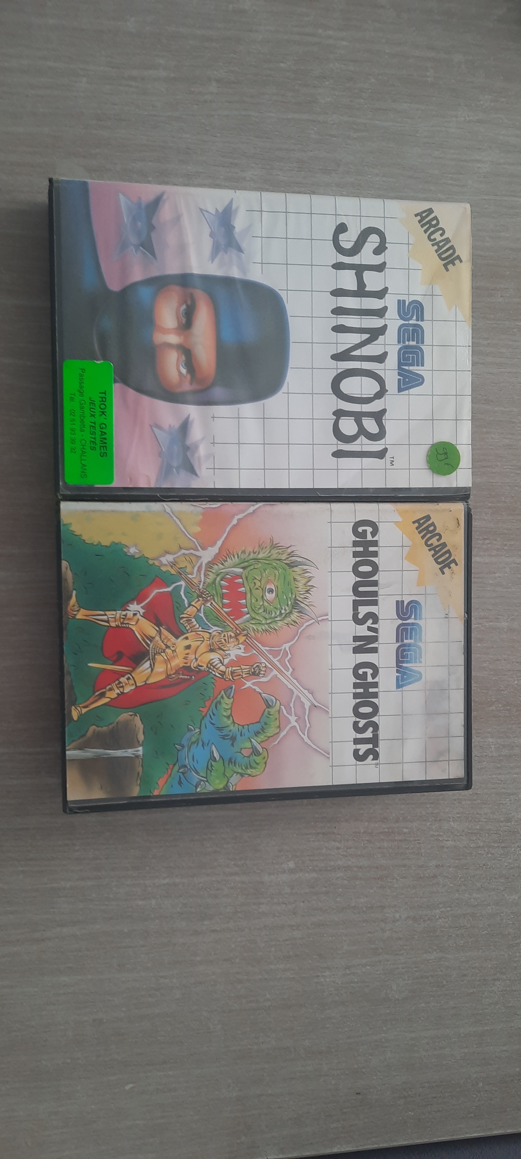 "vds" lot de jeux sega D83u