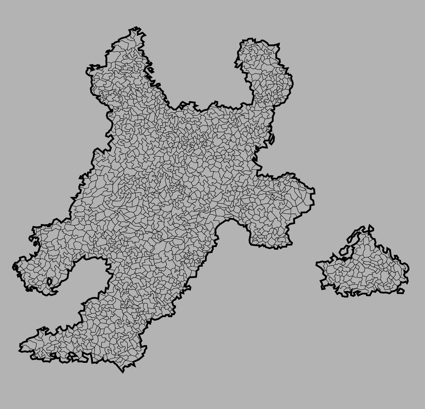 carte des communes