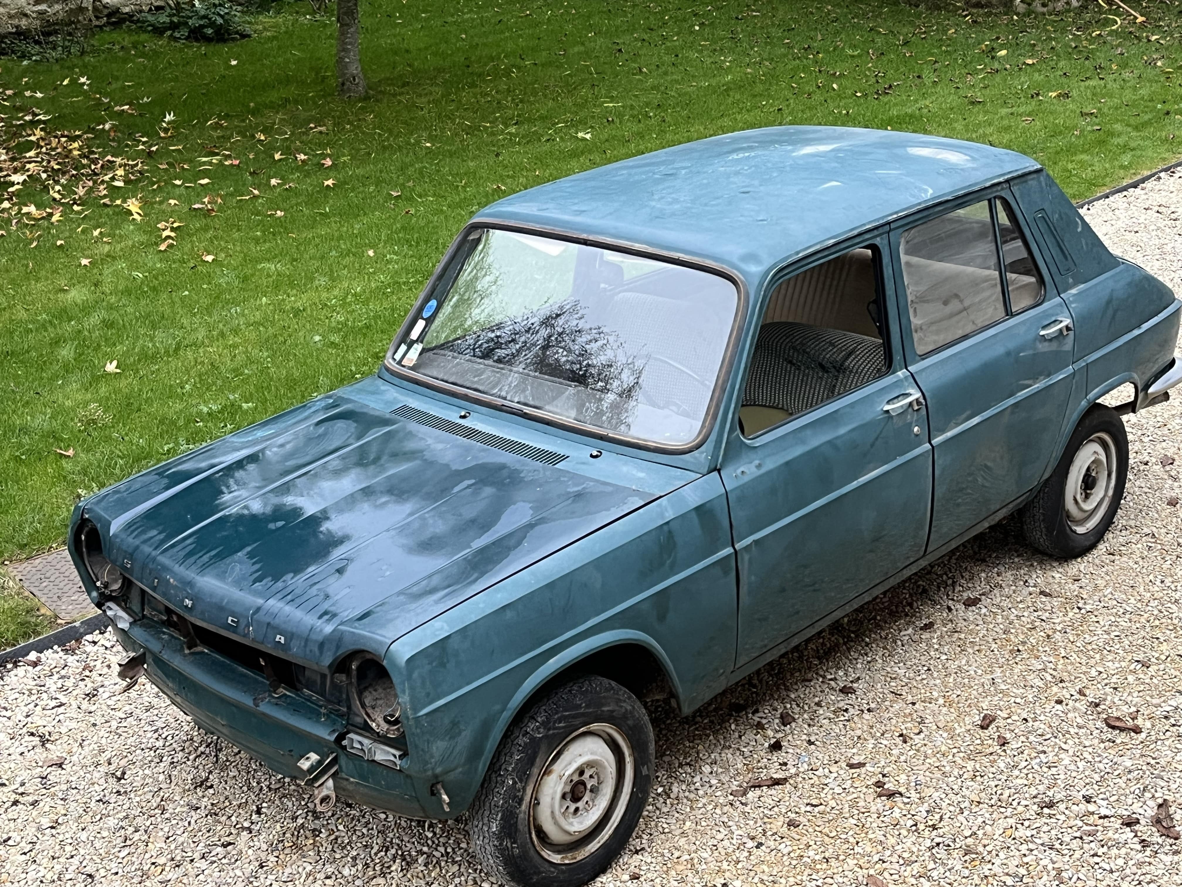 Ma simca 1100 LS 1968 vert Borodine 76jq