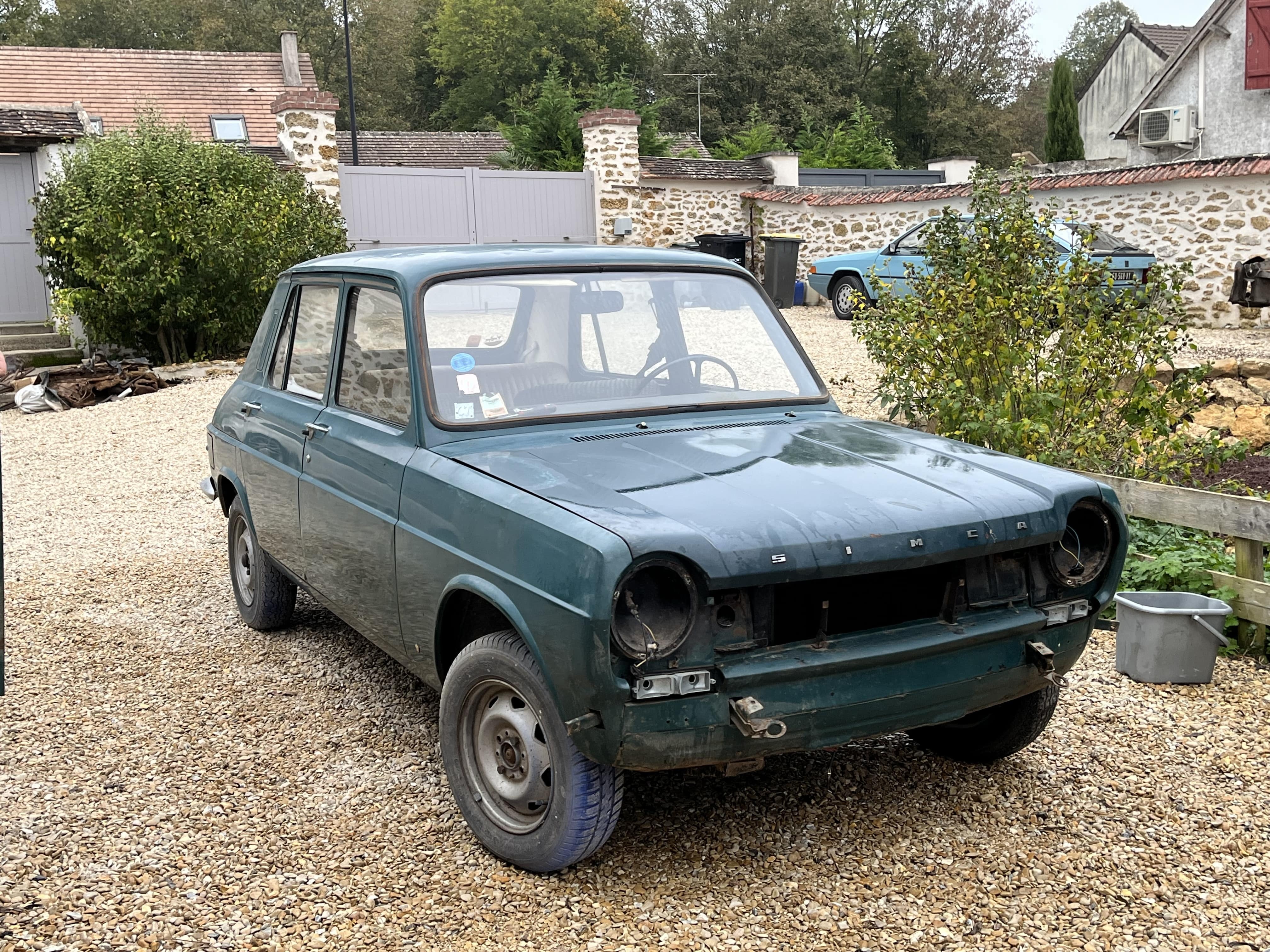 Ma simca 1100 LS 1968 vert Borodine Yi3b