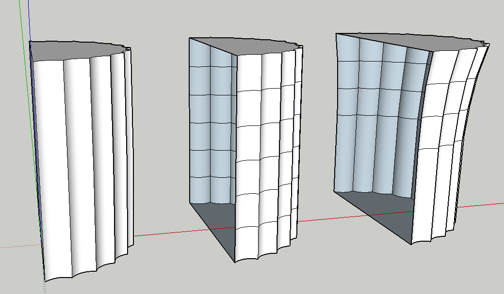  [ SKETCHUP généralité ] Tête de pilastre F9b1