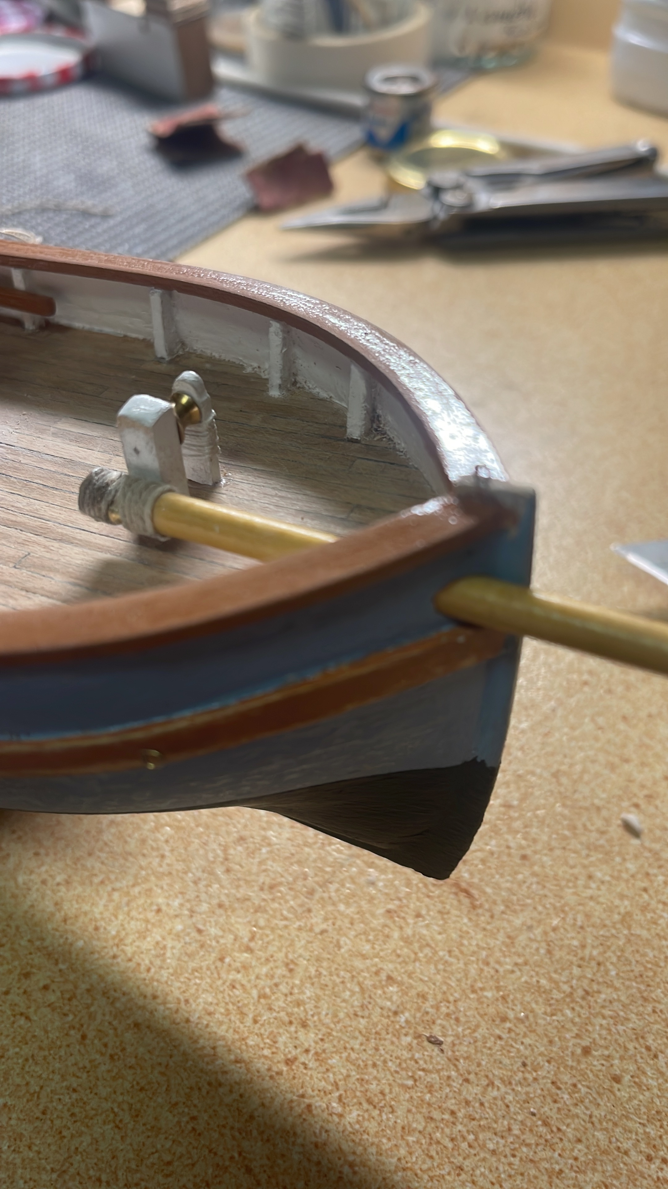 Maquette Bateau Bois San Juan Nepomuceno Navire de Ligne