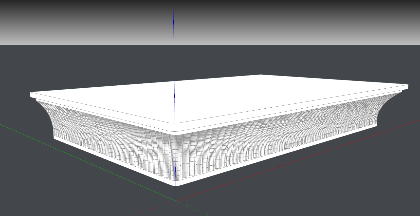  [ SKETCHUP généralité ] Tête de pilastre 3b8g