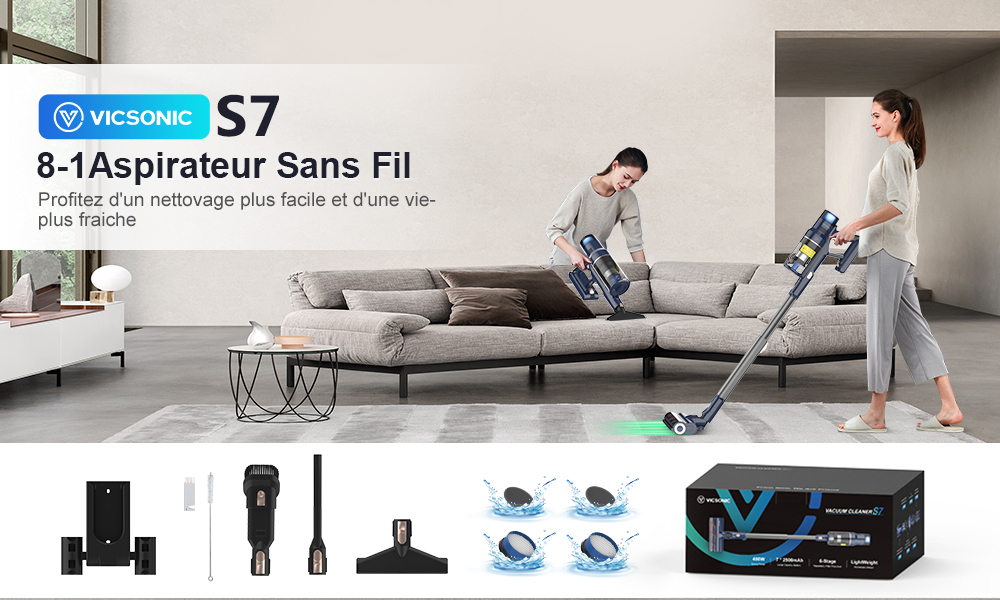 Aspirateur à Batterie Flexible Proscenic P16 45000pa, Aspirateur 55 W45000pa Aspirateur 55 Minutes Aspirateur à Batterie Flexible Proscenic P16 45000pa, Aspirateur 55 W45000pa Aspirateur 55 Minutes