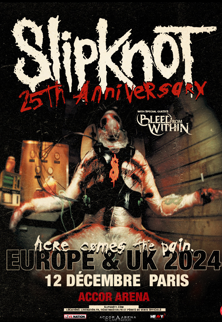 Slipknot 25th Anniversary Accor Arena Slipknot 25th Anniversary Accor Arena